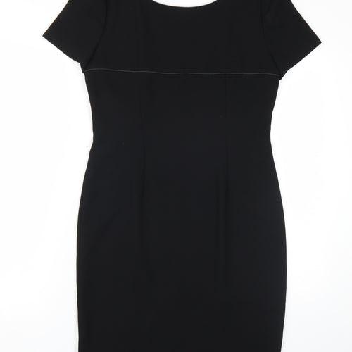 Next Women's Black Sheath Dress - UK 12