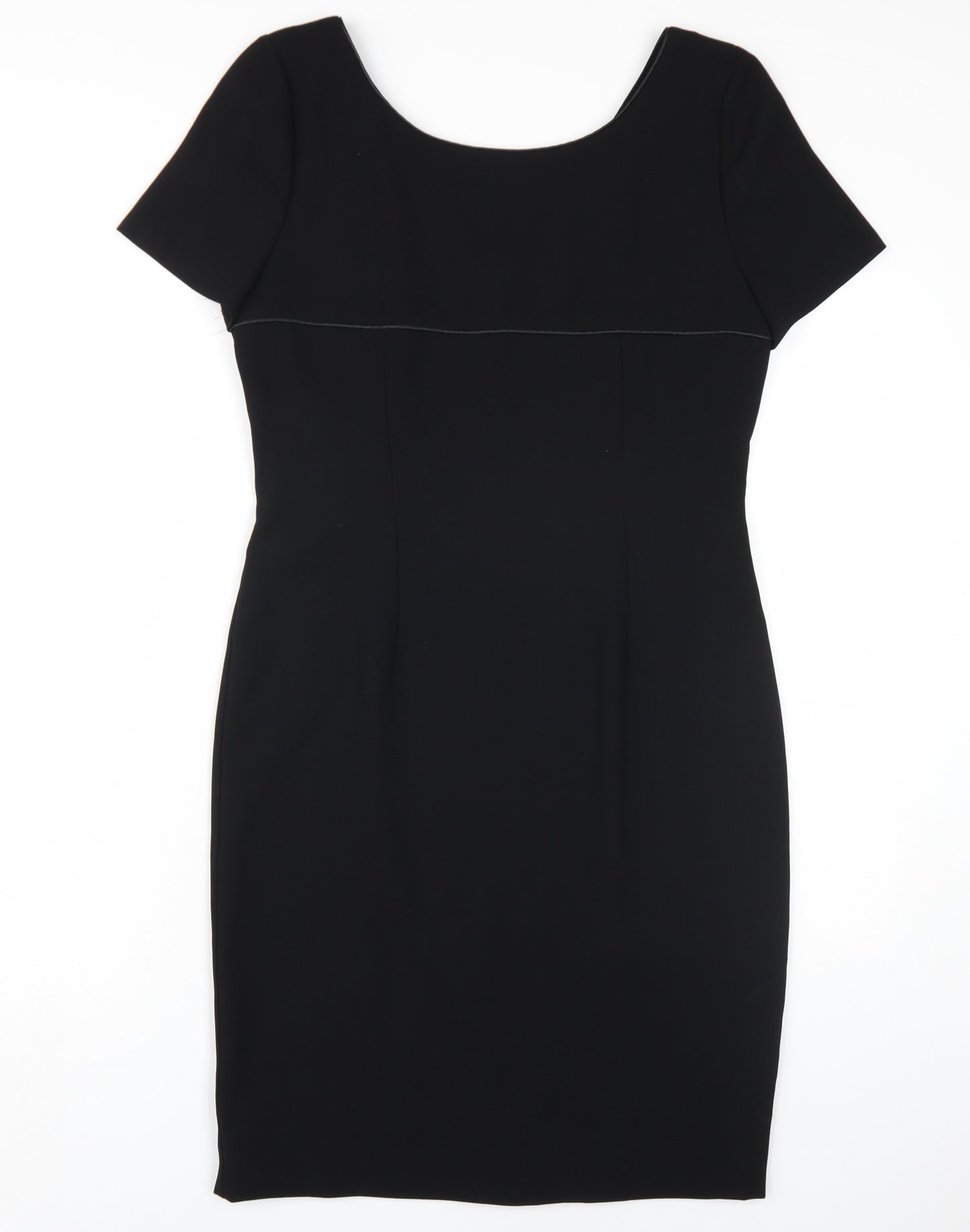 Next Women's Black Sheath Dress - UK 12