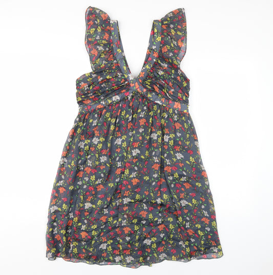 Lipsy Women's Multicoloured Floral A-Line Dress 14