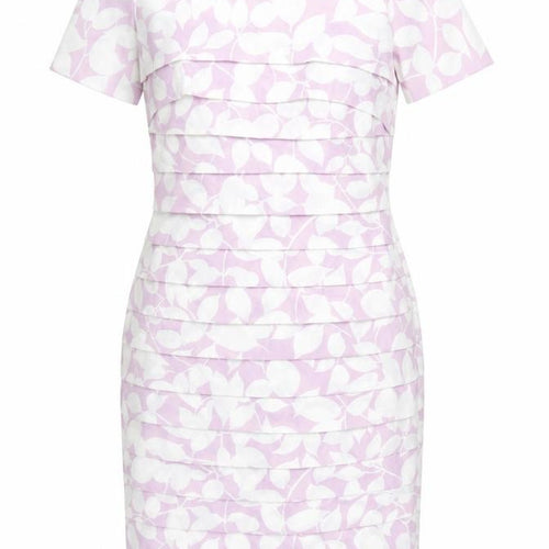 Viyella Women's Pink Floral Sheath Dress Size 8