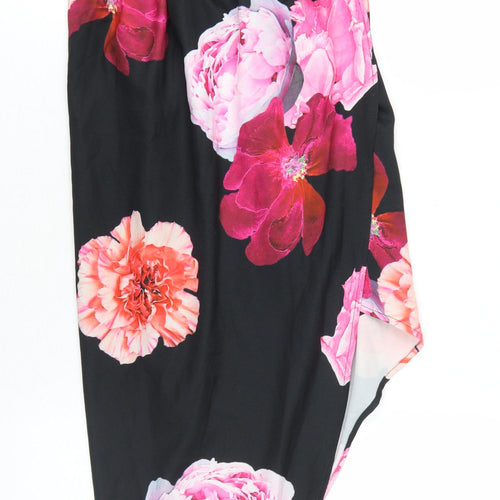 Ginger Fizz Women's Black Floral Size 8 Dress