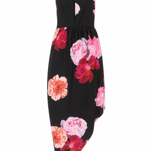 Ginger Fizz Women's Black Floral Size 8 Dress