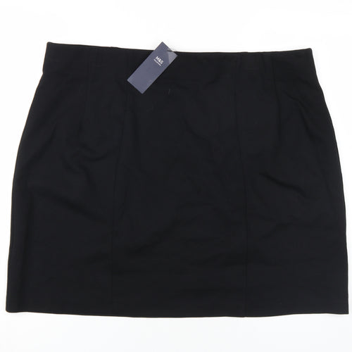 Marks and Spencer Women's Black Pencil Skirt Size 22