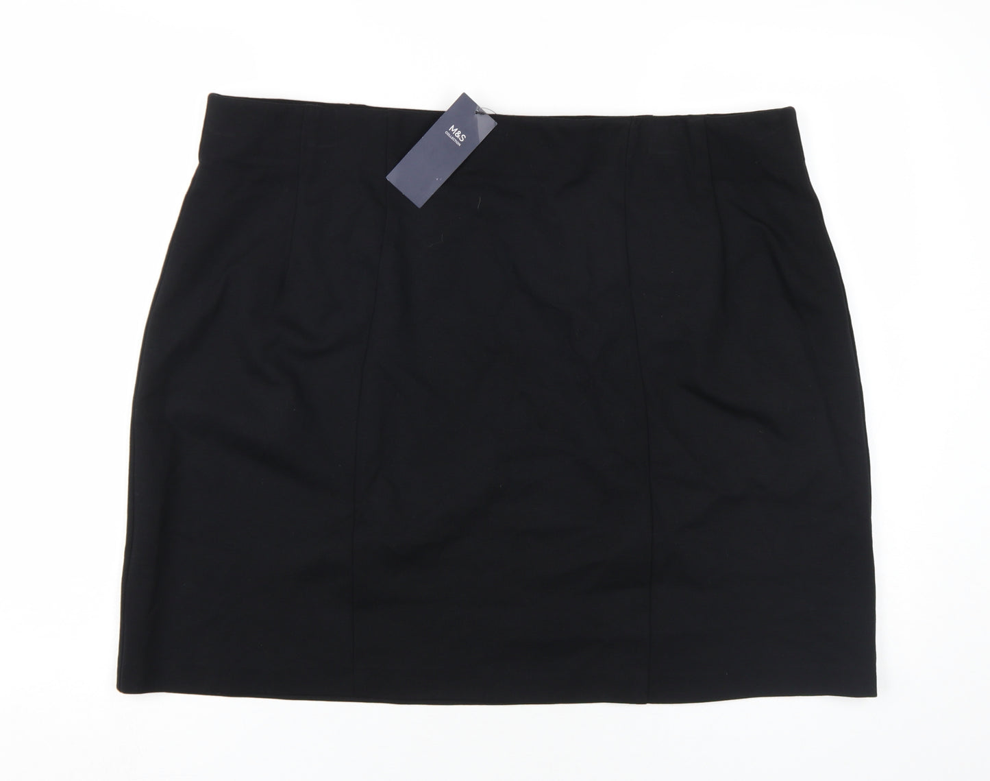 Marks and Spencer Women's Black Pencil Skirt Size 22