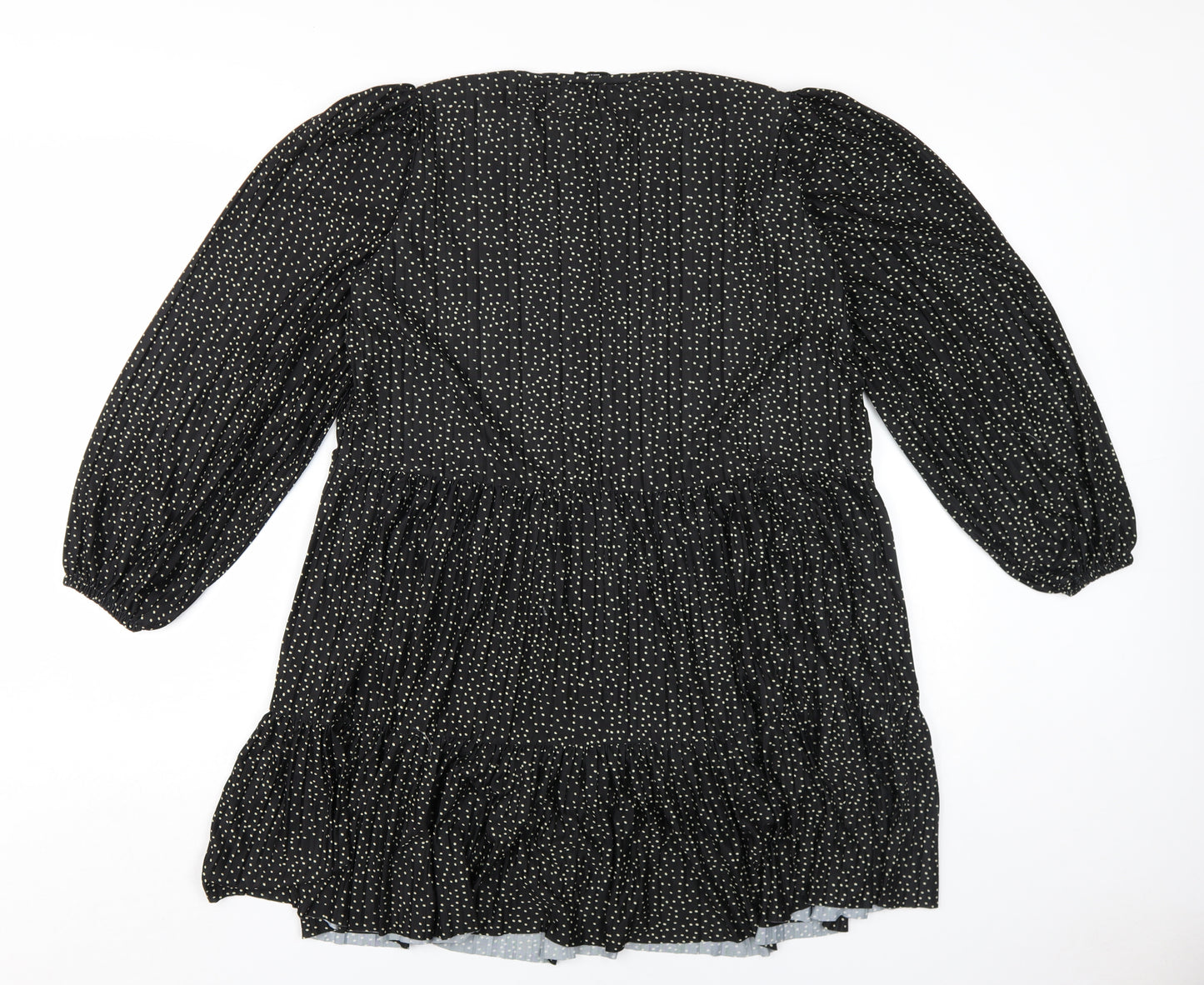 ZARA Women's Black S Polka Dot Dress