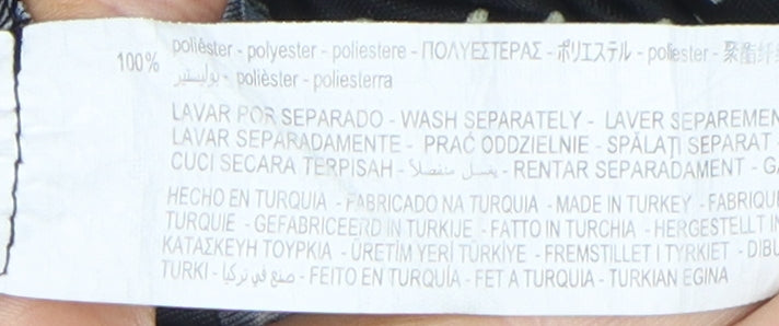 ZARA Women's Black S Polka Dot Dress