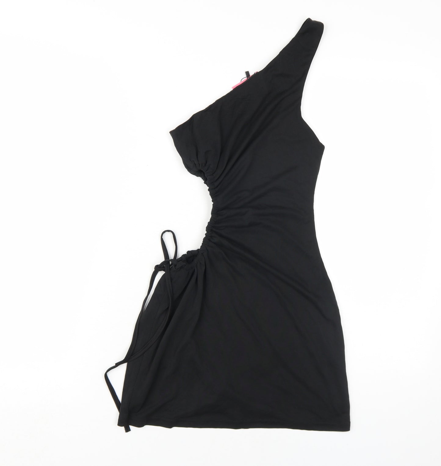Edikted Women's Black Asymmetric One-Shoulder Dress