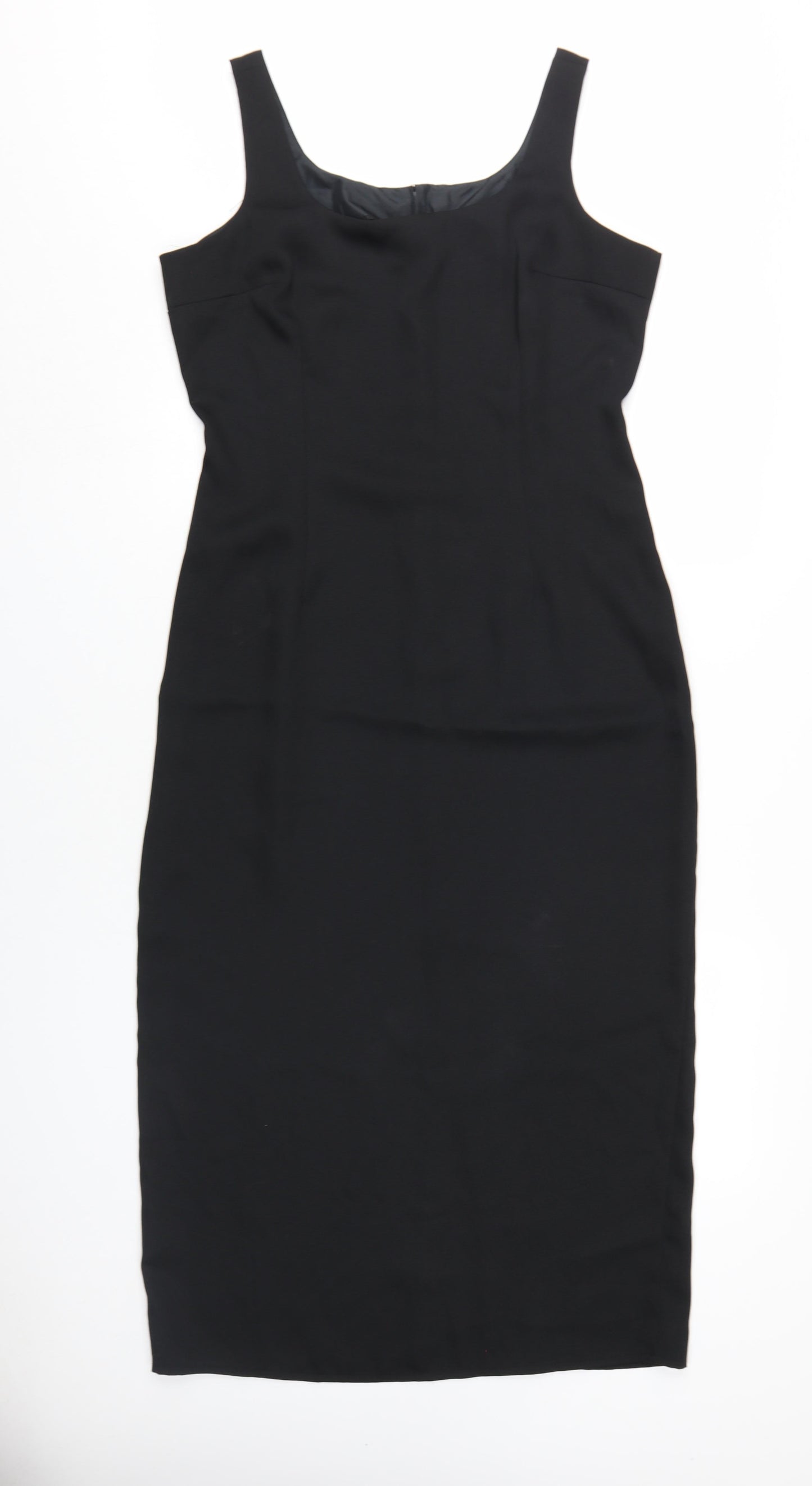 Etam Women's Black Midi Sheath Dress Size 14