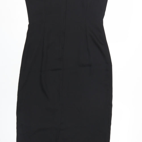 Etam Women's Black Midi Sheath Dress Size 14