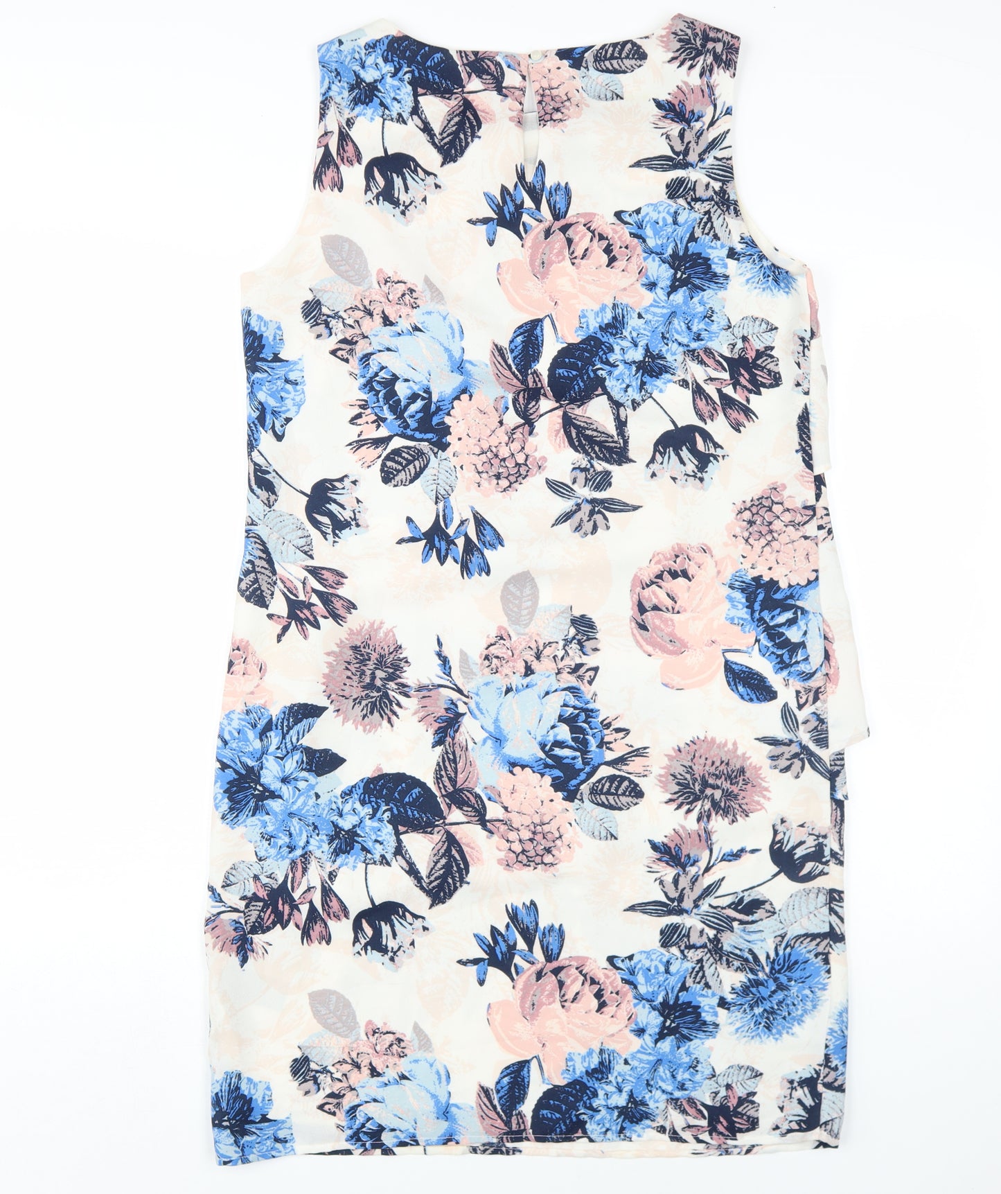 M&Co Women's Multicoloured Floral Sheath Dress Size 12