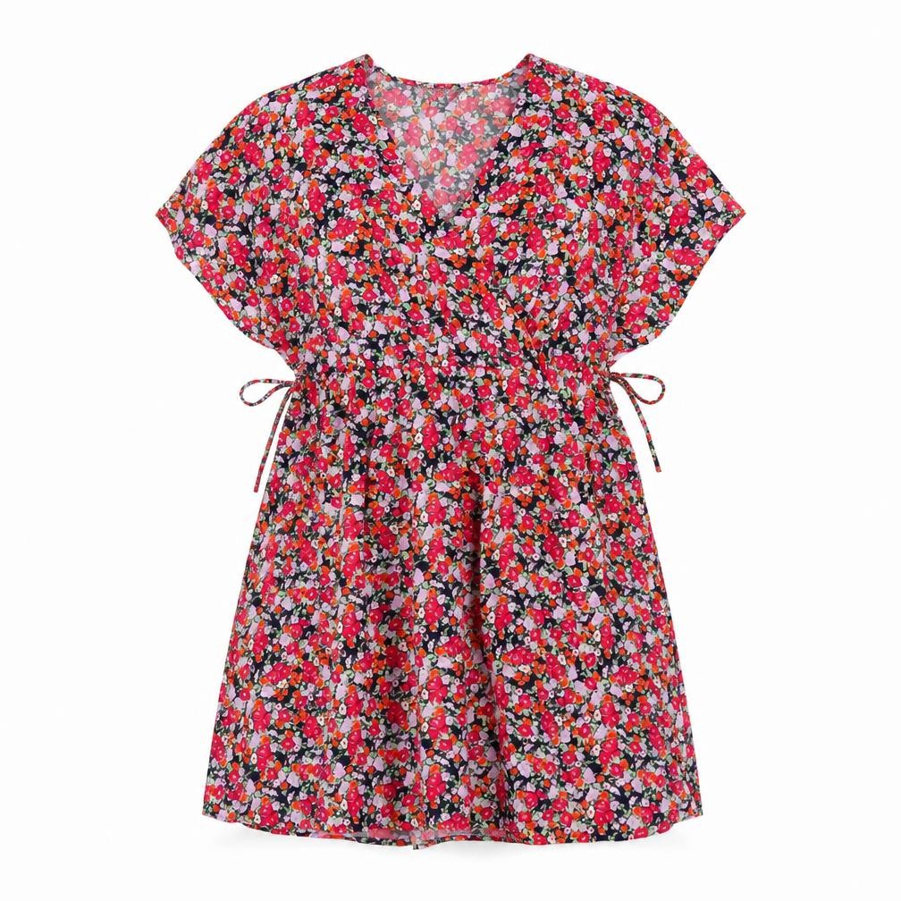 Front view of Marks & Spencer Women's Floral Wrap Dress