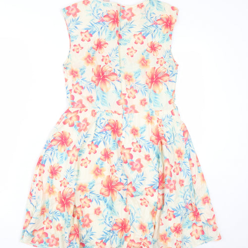 Forever 21 Women's Floral Fit & Flare Dress, S