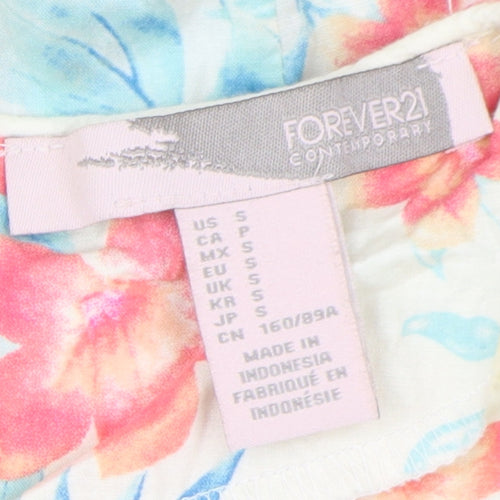 Forever 21 Women's Floral Fit & Flare Dress, S