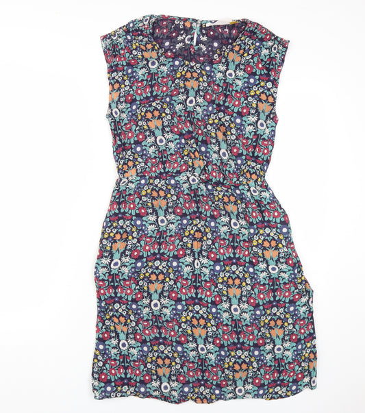 John Lewis Womens Multicoloured Floral Shift Dress 10