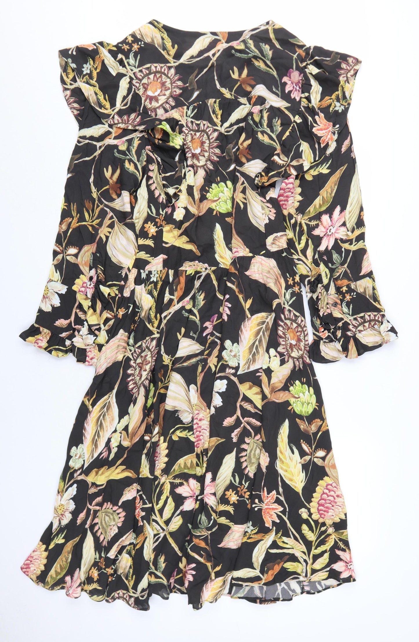 H&M Women's Multicoloured A-Line Dress Size S