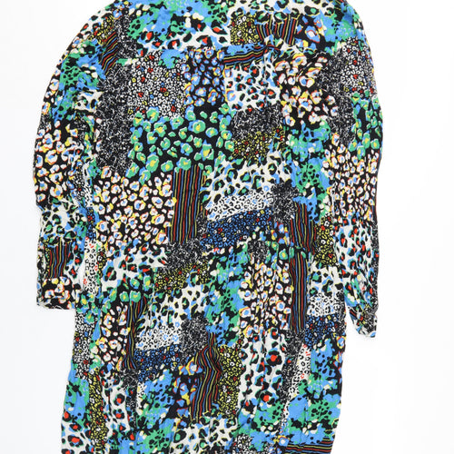 Next Women's Multicoloured Animal Print Dress Size 20
