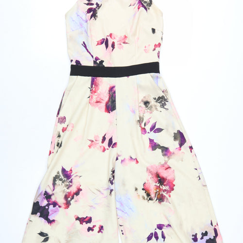 Little Mistress Women's Multicoloured Floral Jumpsuit Size 8