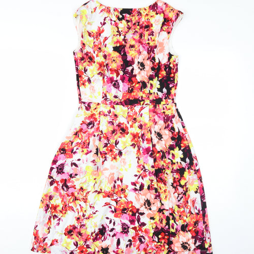 Donna Ricco Women's Floral Fit & Flare Dress UK 8