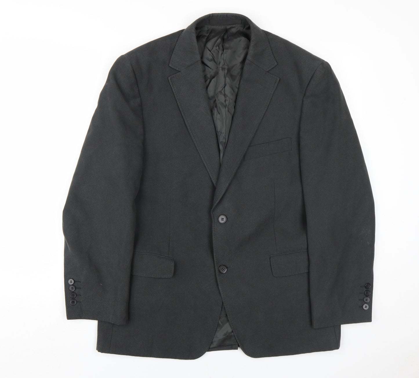 Marks and Spencer Men's Black 40S Blazer, Relaxed Fit