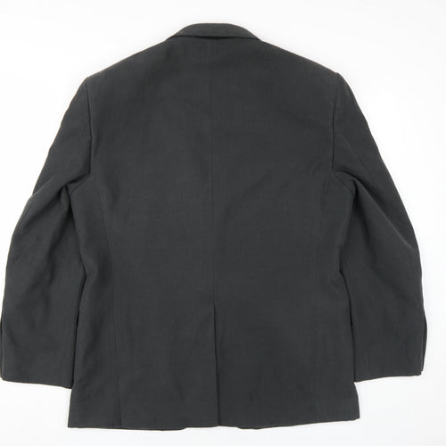 Marks and Spencer Men's Black 40S Blazer, Relaxed Fit