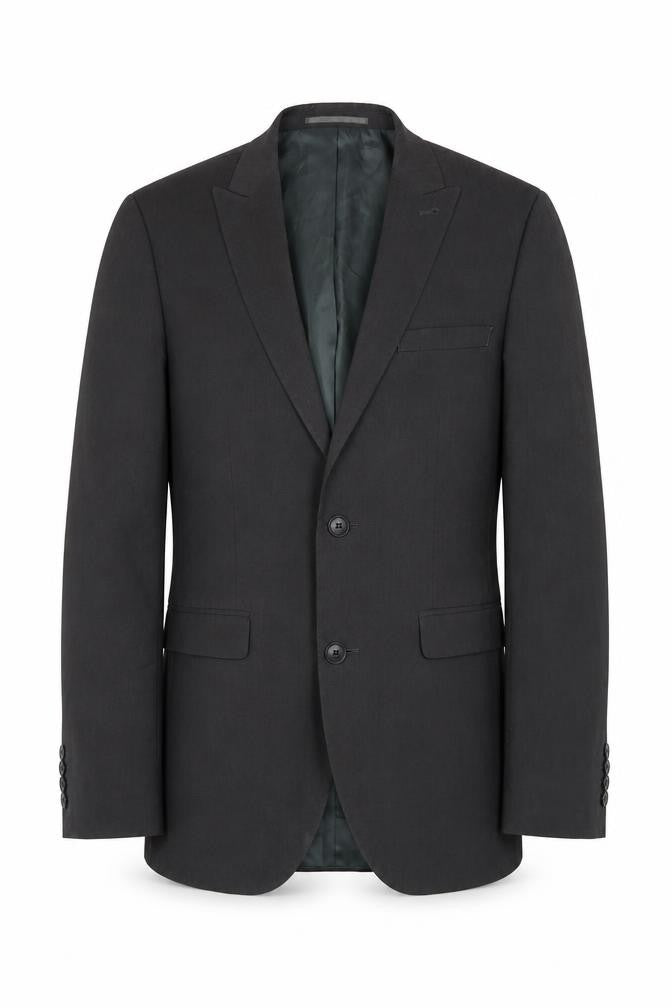 Front view of Next Men's Black Blazer, 36R Regular Fit, Classic Style