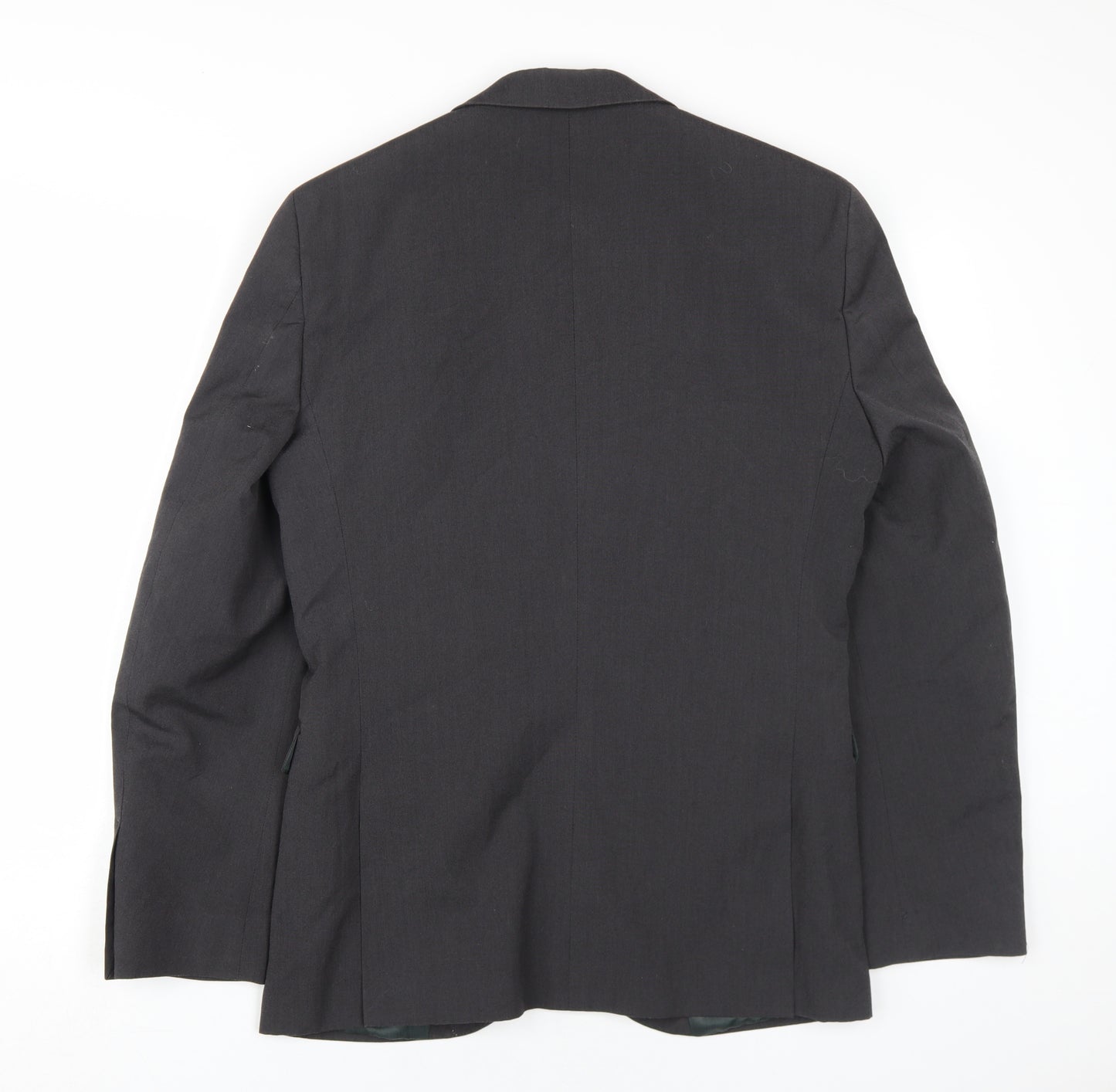 Next Men's Black Blazer, 36R Regular Fit, Classic Style