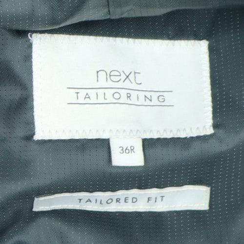 Next Men's Black Blazer, 36R Regular Fit, Classic Style