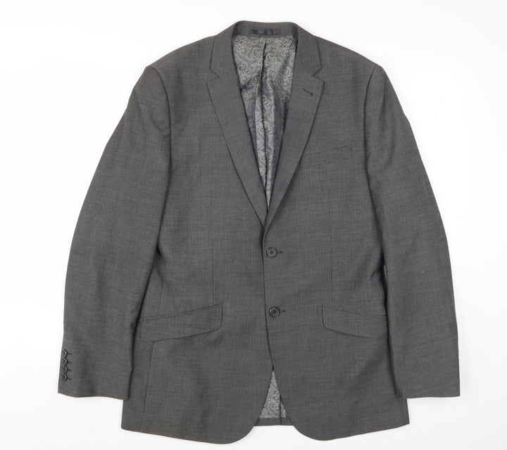 Butler & Webb Men's Grey Blazer, 38R, Classic Style
