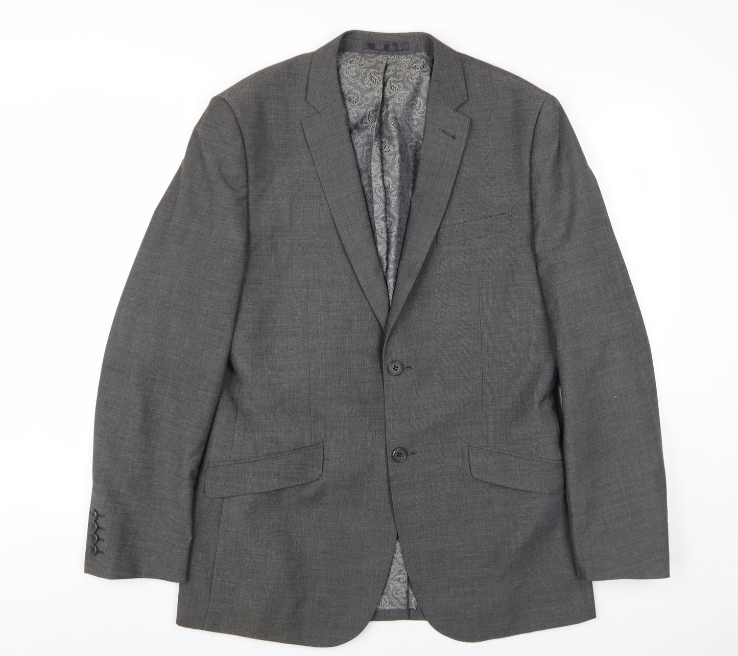 Butler & Webb Men's Grey Blazer, 38R, Classic Style