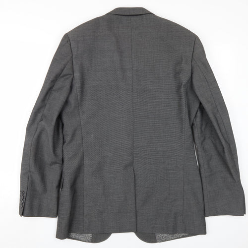 Butler & Webb Men's Grey Blazer, 38R, Classic Style
