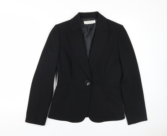 Tahari Women's Black Blazer Size 10 Classic Business Jacket