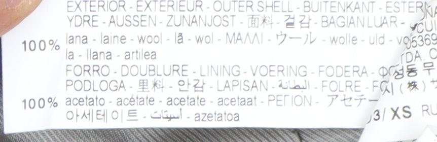 Zara Women's Grey Mid-Length Wool Coat Size 6