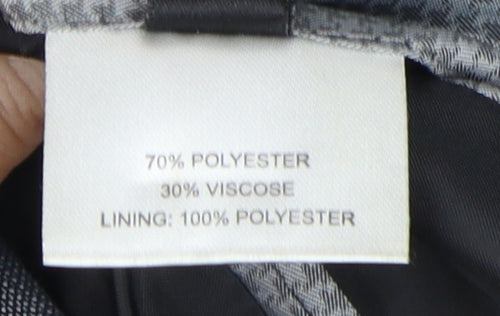 Ventura Men's Grey Slim Fit Blazer, Size 40R