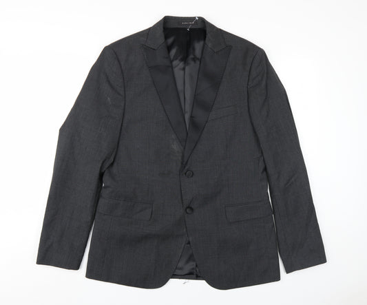 Zara Man Black Tuxedo Blazer, Men's, Size 42R