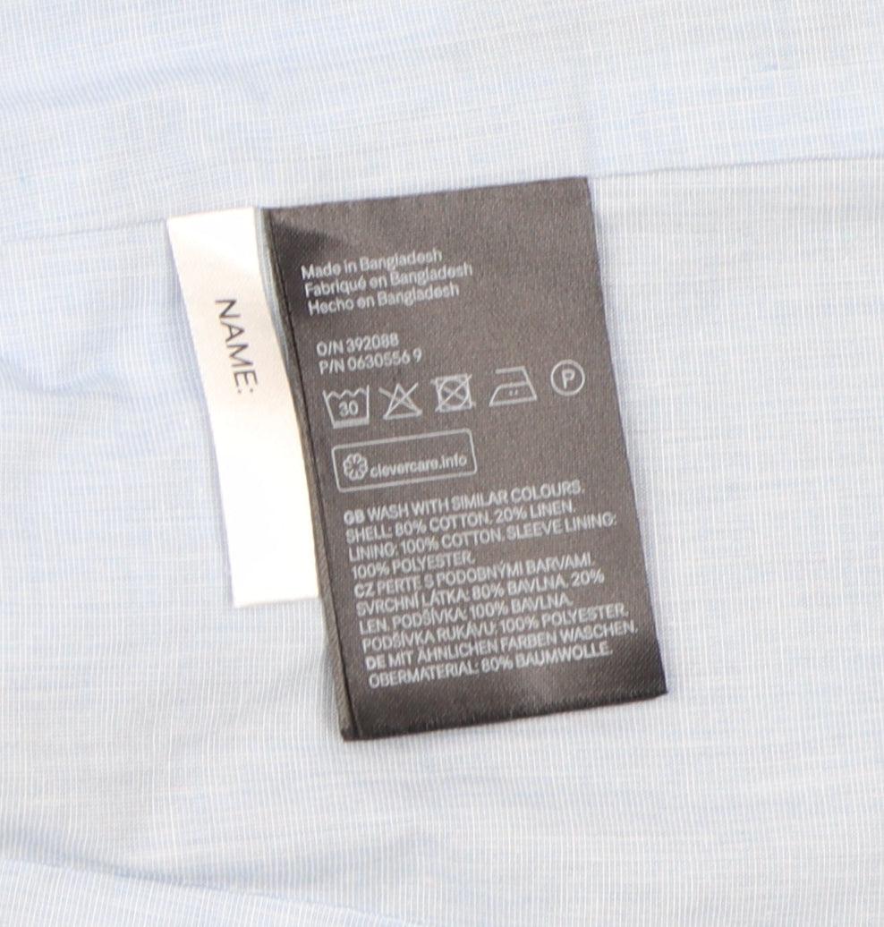 H&M Boys Blue Suit Jacket, Regular Fit, 11 Years