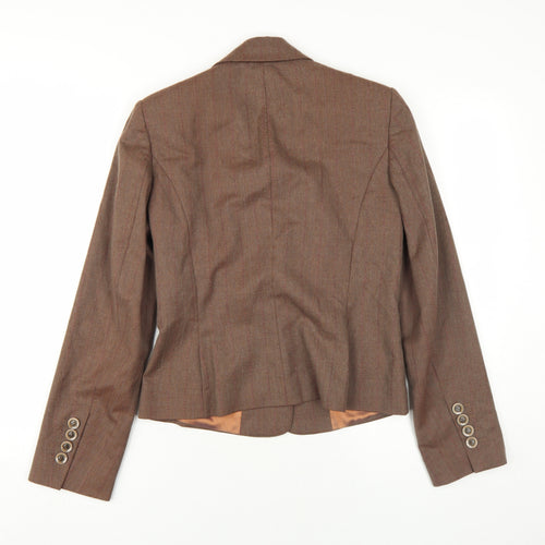 Principles Women's Brown Pinstripe Blazer Size 10