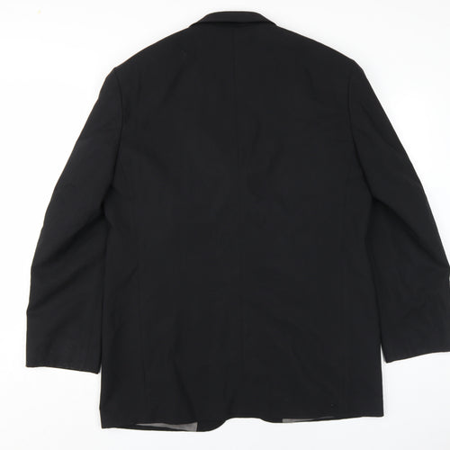 Marks and Spencer Men's Black Blazer 40R Regular Fit Classic
