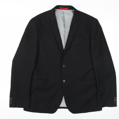 Marks and Spencer Men's Black Slim Fit Blazer, 42R