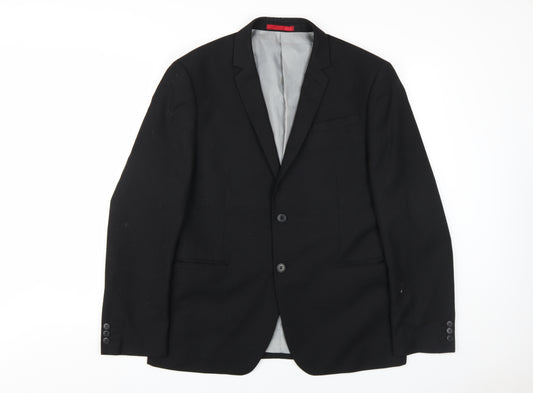 Marks and Spencer Men's Black Slim Fit Blazer, 42R