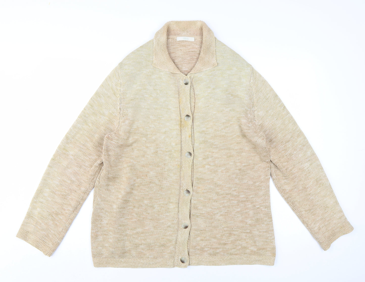 Marks and Spencer Women's Beige Cardigan, Size 16