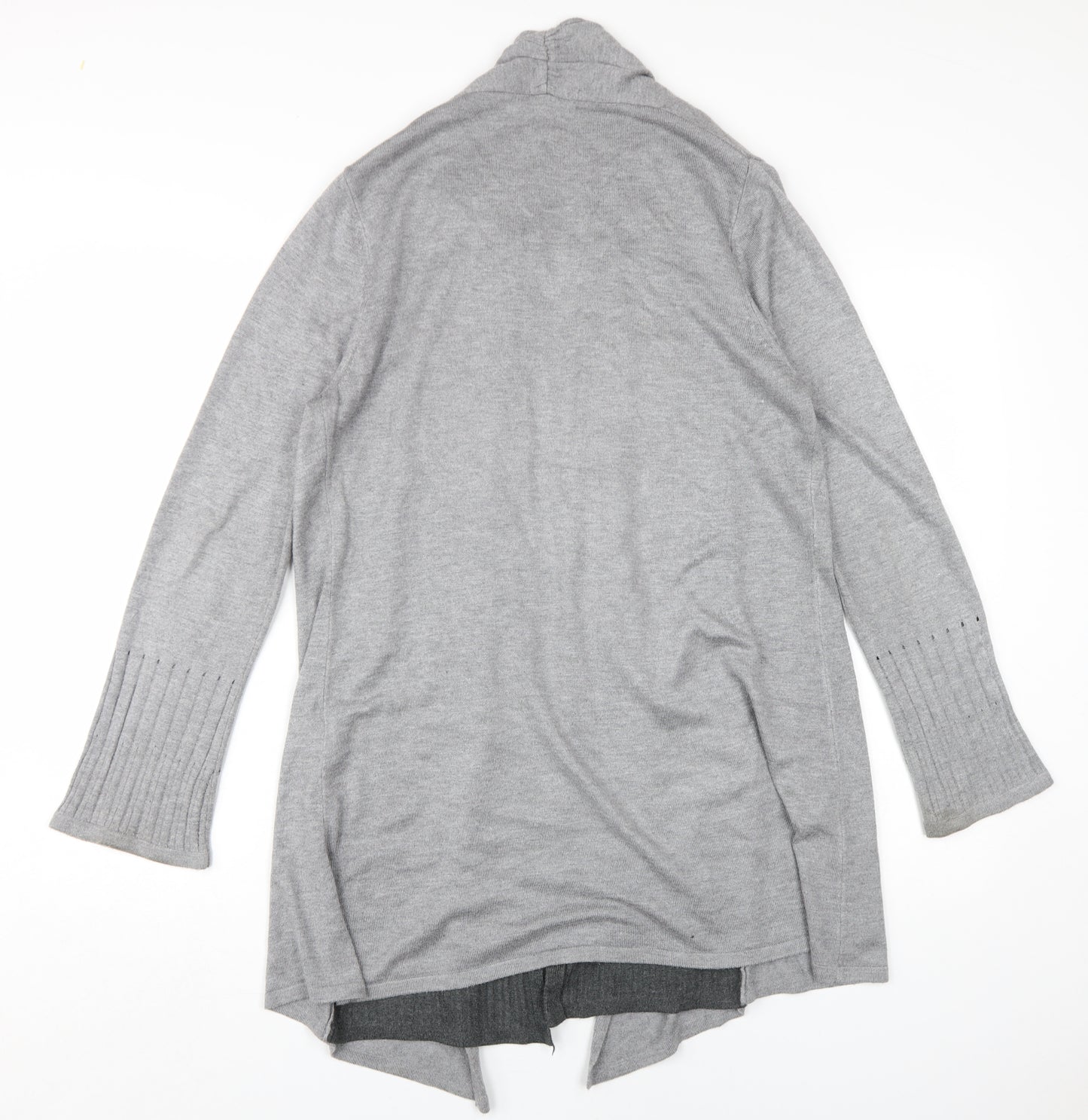 Per Una Women's Grey Cardigan, Size 14, Long Sleeve