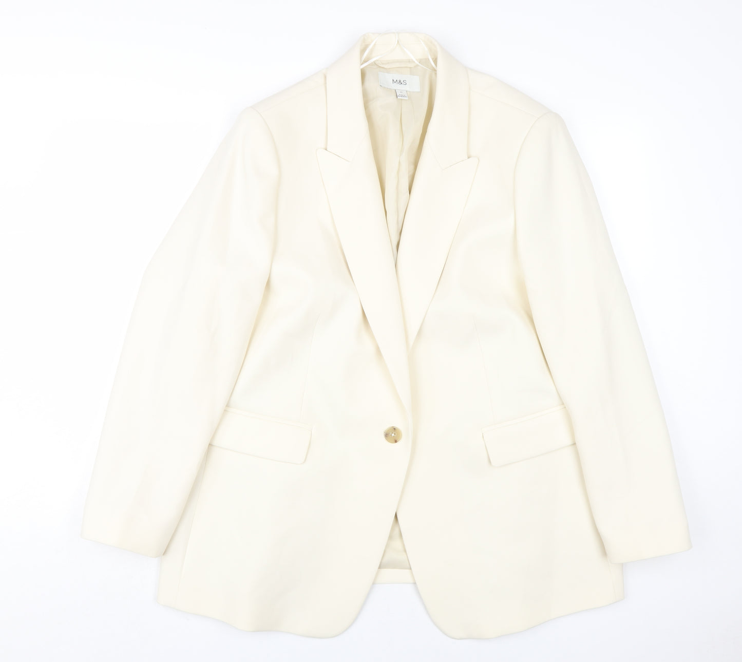 Marks and Spencer Women's Ivory Blazer Size 22
