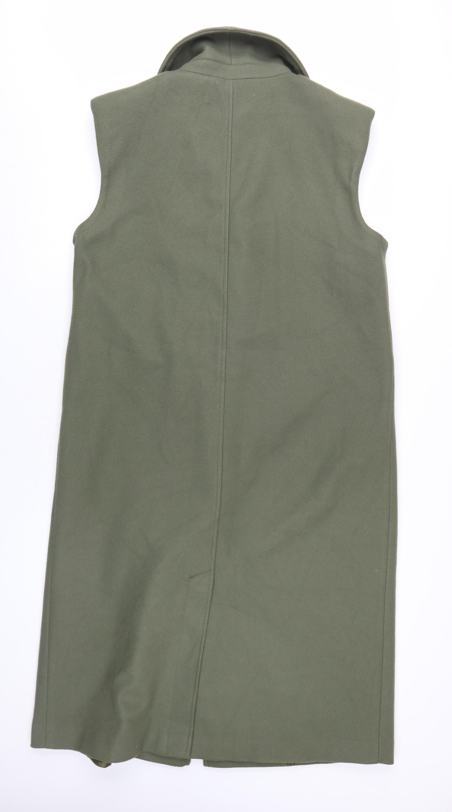 River Island Women's Green Waistcoat M Double-Breasted