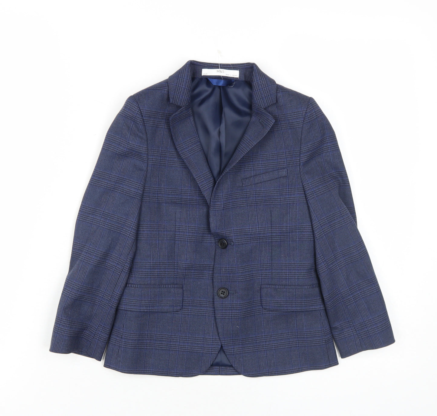 Marks and Spencer Boys Blue Suit Jacket 5-6 Years Formal