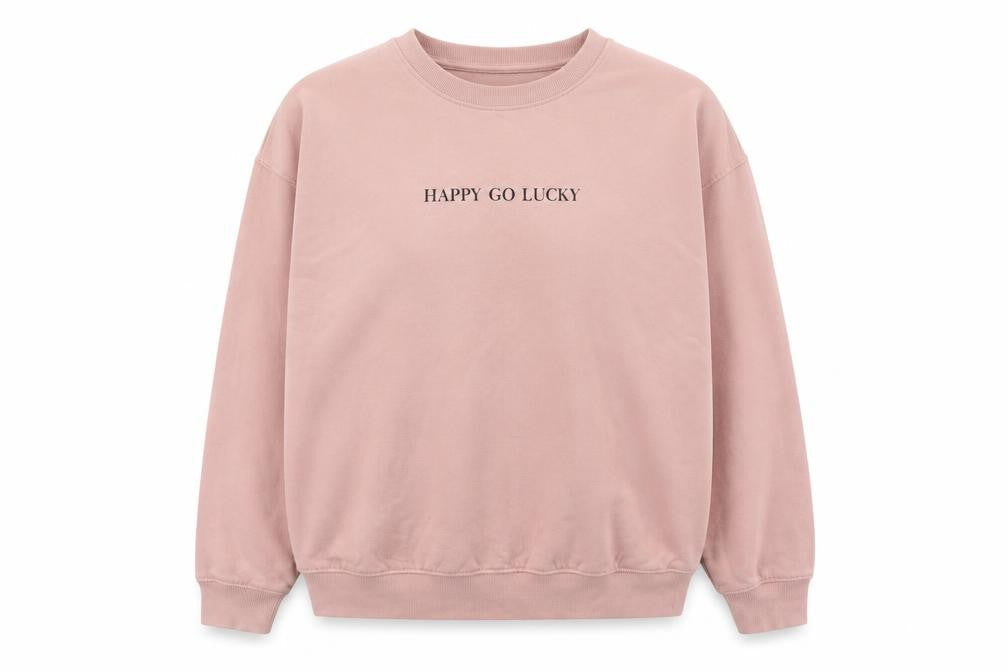 Front view of New Look Women's Pink Pullover Sweatshirt M