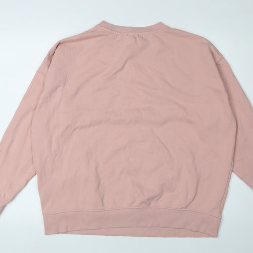 New Look Women's Pink Pullover Sweatshirt M