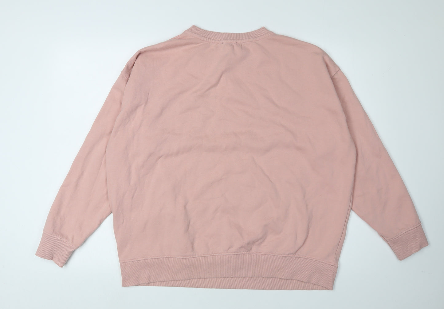 New Look Women's Pink Pullover Sweatshirt M