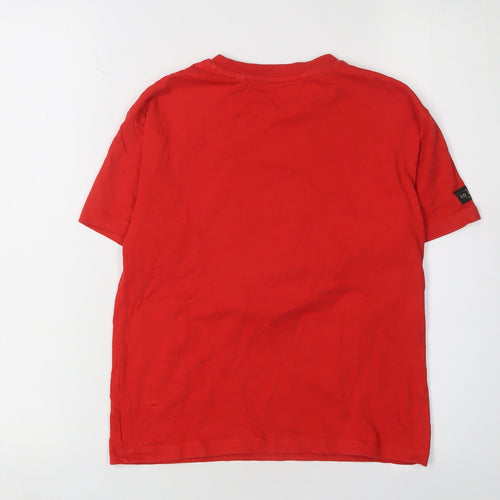 Next Boys Red Graphic Print T-Shirt - Size 8 Years
