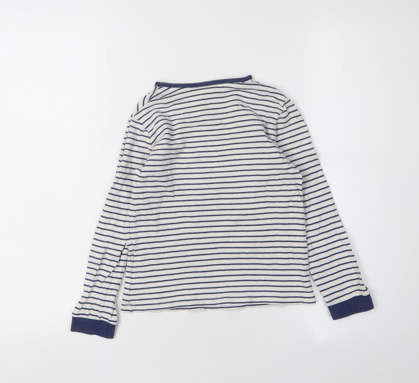 John Lewis Girls' Striped Fairy T-Shirt, 7 Years, White