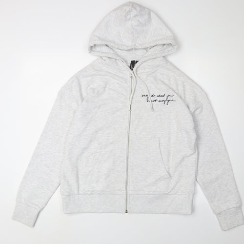 Nobody's Child Women's Grey S Full Zip Hoodie